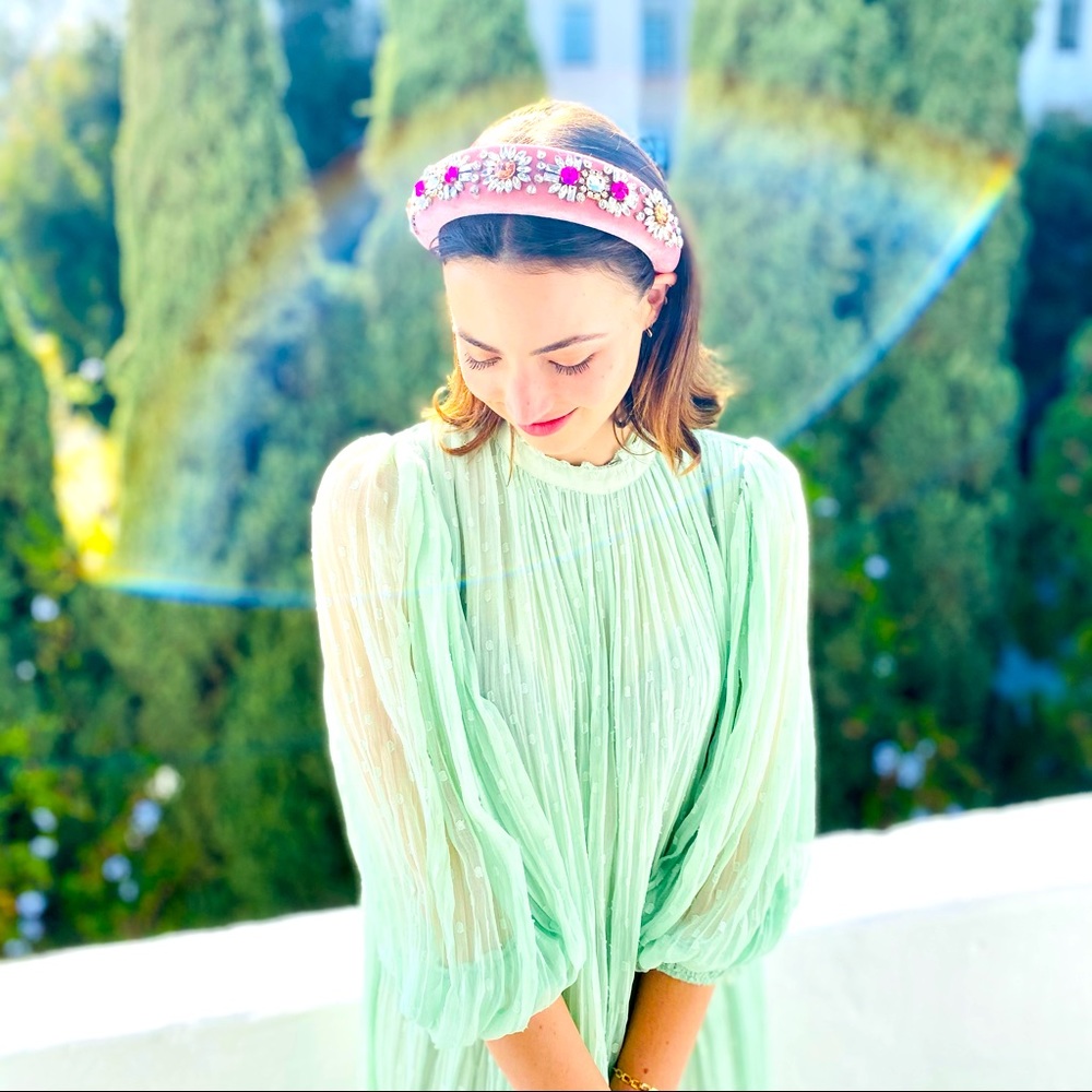 Baroque Velvet Jeweled Headband
